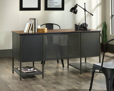 Vintage Oak Apartment Desk