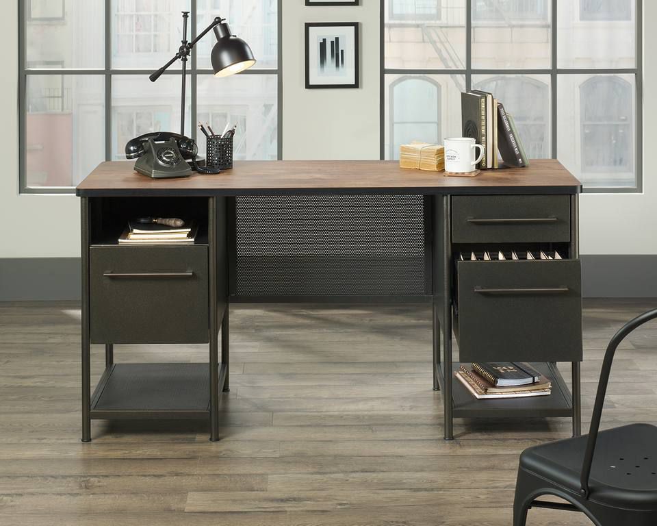 Vintage Oak Apartment Desk