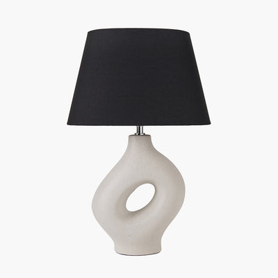 Ulla Monochrome Organic Ceramic Table Lamp