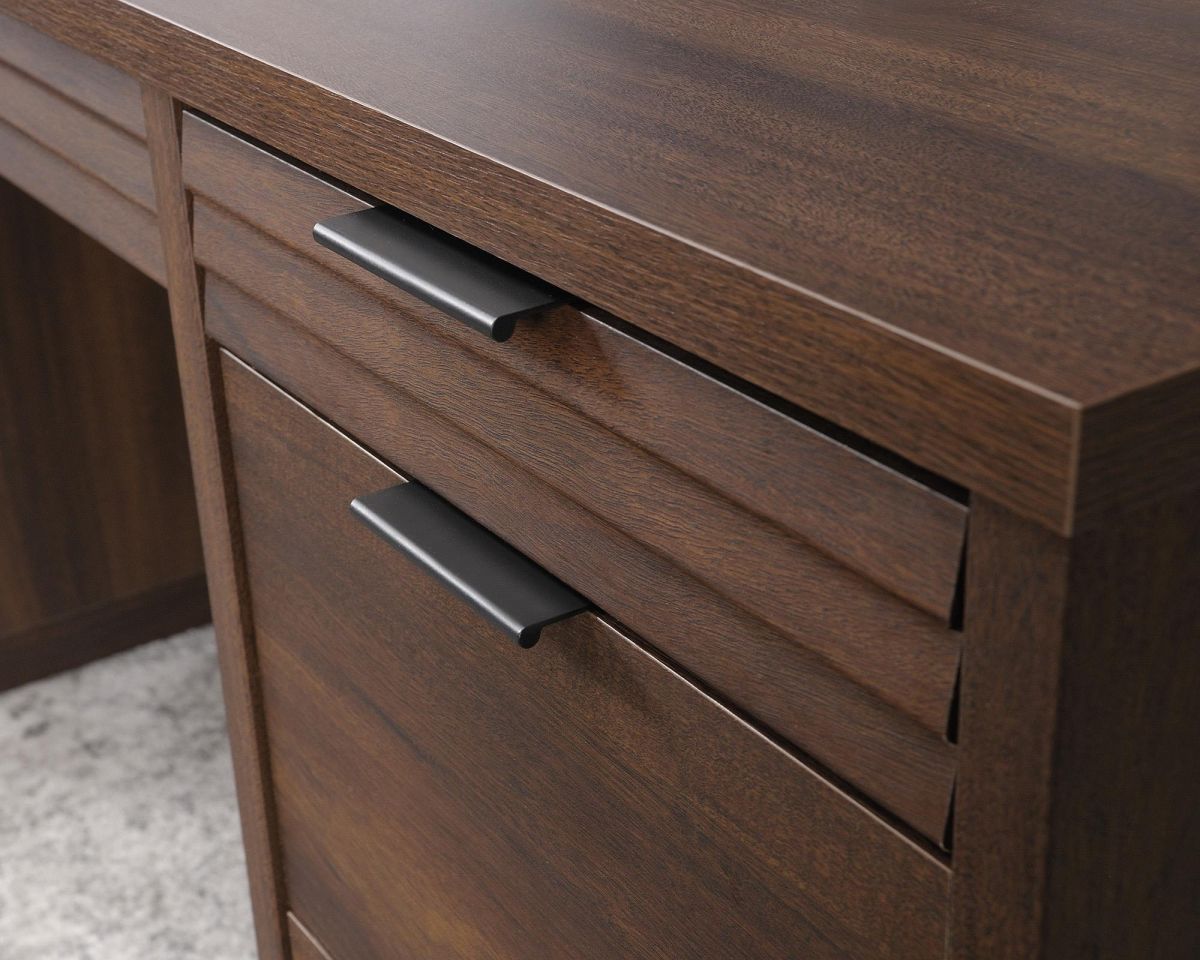 Teknik Executive Desk Spiced Mahogany