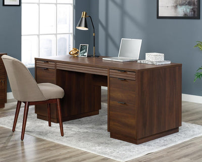 Teknik Executive Desk Spiced Mahogany