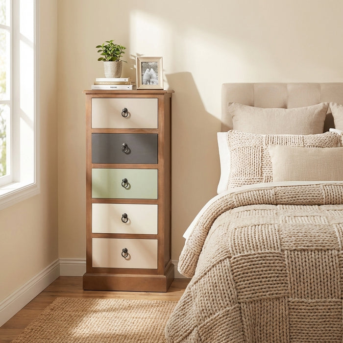 Mosaic Sage 5 Drawer Chest