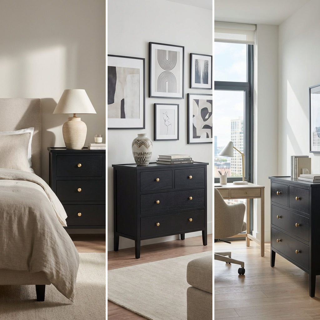 black dresser and chest of drawers color:CALYPSO CORAL MULTI Demi Moore Wears a amsale-little-white-dress
