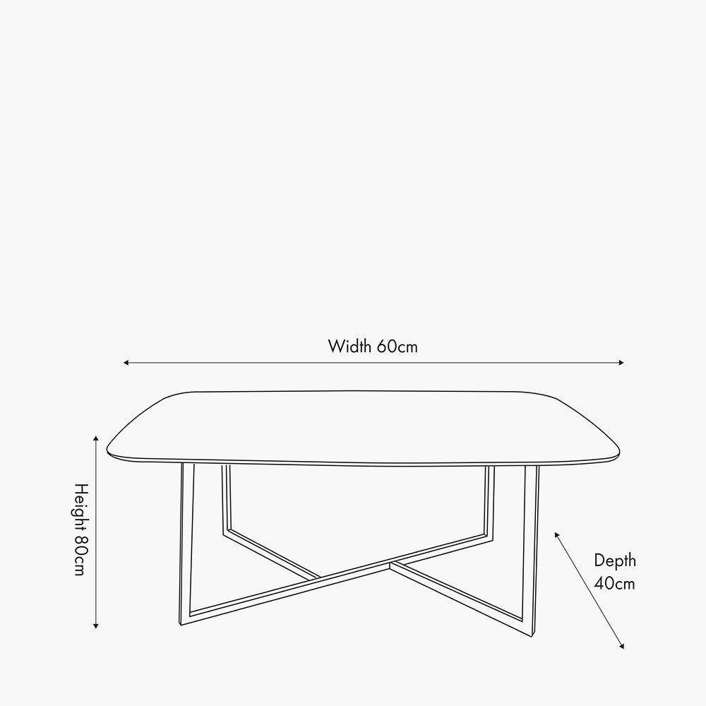 Ukiah Grey Oak Veneer and Black Metal Dining Table