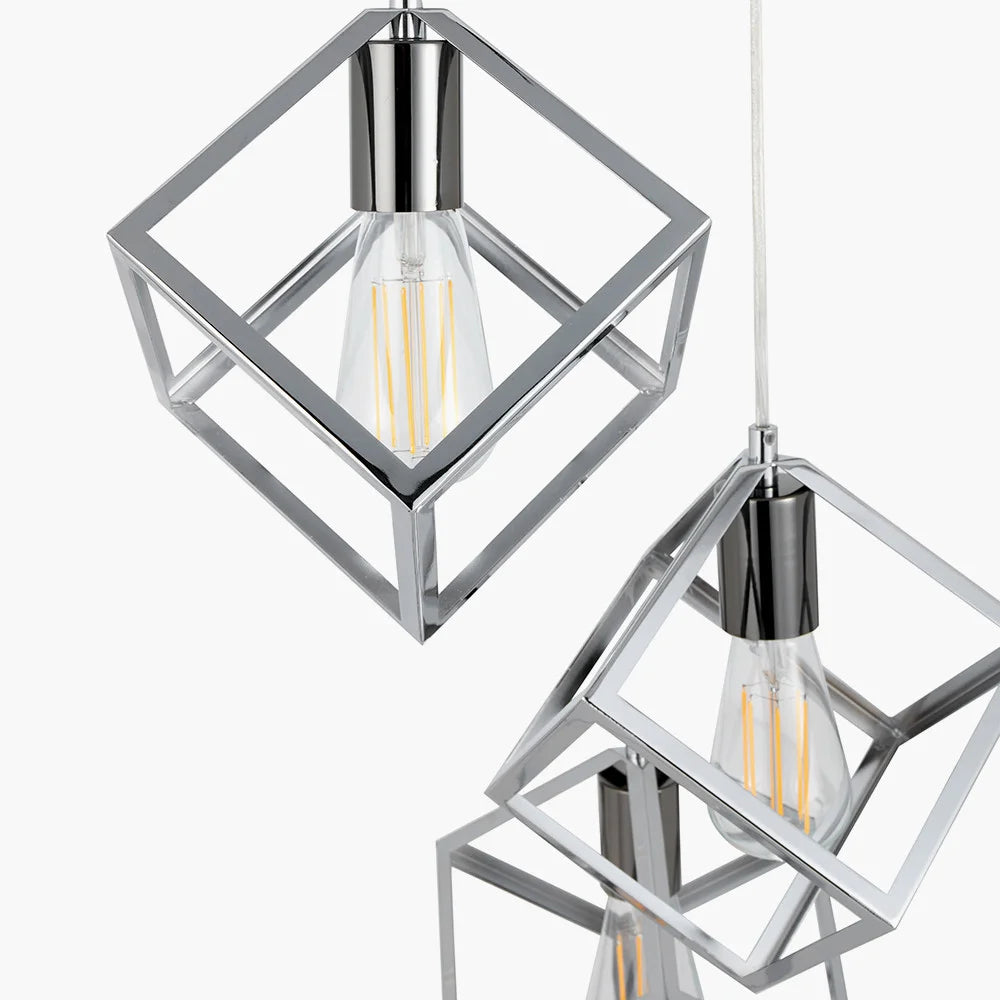 Alessio-Shiny-Nickel-Metal-Five-Cube-Pendant-6