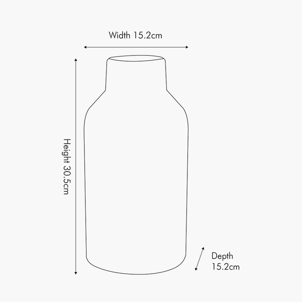 Alina-White-Stoneware-Dot-Design-Vase-Tall-Dimensions