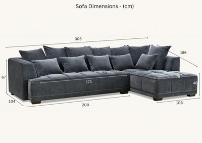 Aluxo-Gramercy-Group-in-Steel-Velvet-Dimensions
