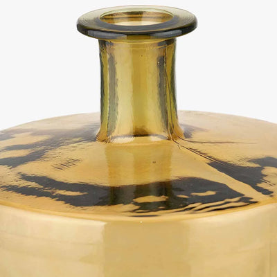 Amber-Recycled-Glass-Bottle-Vase-3