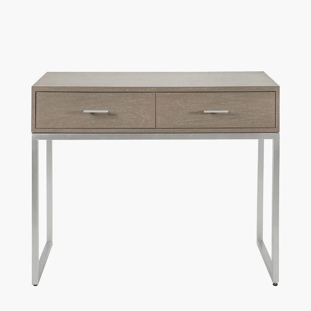 Ambroso-Grey-Wash-Mango-Wood-and-Silver-Metal-2-Drawer-Dressing-Table_9