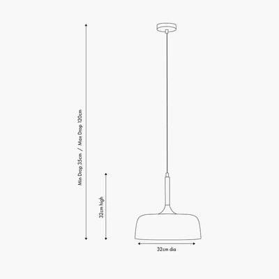 Anke-Matt-Indigo-Domed-Metal-Pendant-Dimensions