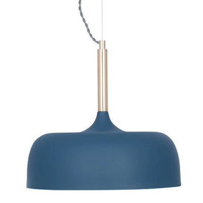 Anke-Matt-Indigo-Domed-Metal-Pendant