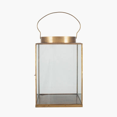 Antique-Brass-Metal-and-Glass-Square-Lantern-Large-5
