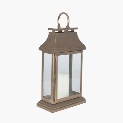 Antique-Brass-Steel-and-Glass-Rectangular-Lantern-Small-2