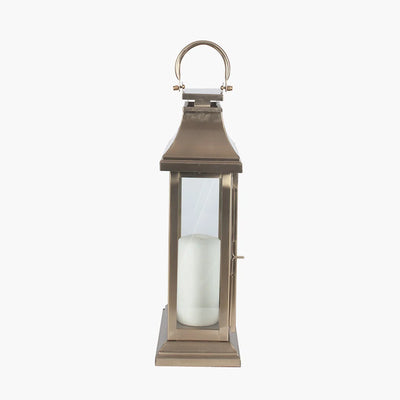 Antique-Brass-Steel-and-Glass-Rectangular-Lantern-Small-3