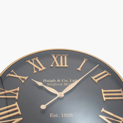 Antique-Gold-and-Black-Metal-Wall-Clock_7