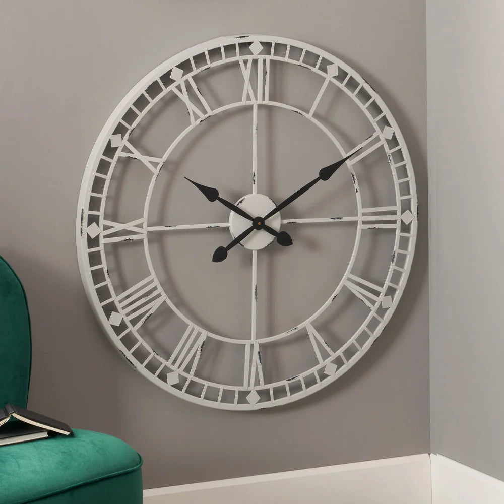 Antique-Grey-Metal-Round-Wall-Clock-Large_1