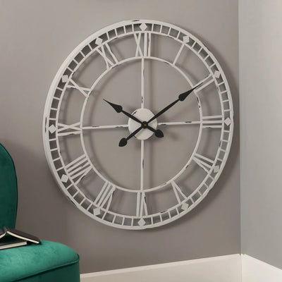Antique-Grey-Metal-Round-Wall-Clock-Large_1