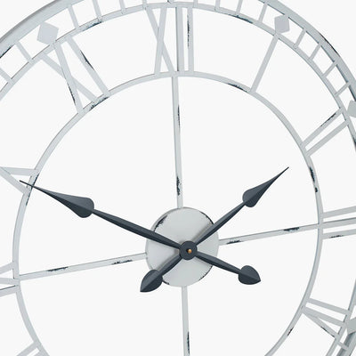Antique-Grey-Metal-Round-Wall-Clock-Large_2