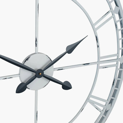 Antique-Grey-Metal-Round-Wall-Clock-Large_4