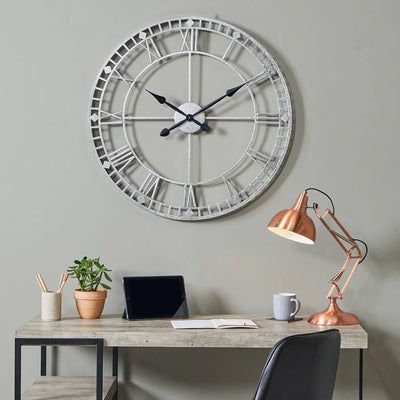 Antique-Silver-Metal-Round-Wall-Clock-Large_1