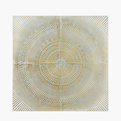 Antique-White-and-Gold-Textured-Metal-Wall-Art