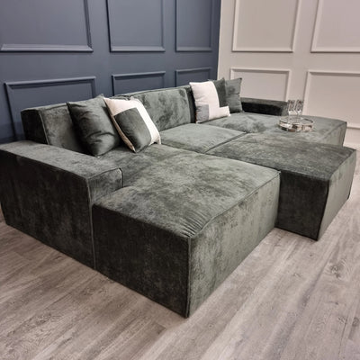 Atlanta_Sofa_U_Shape_Black_With_Stool