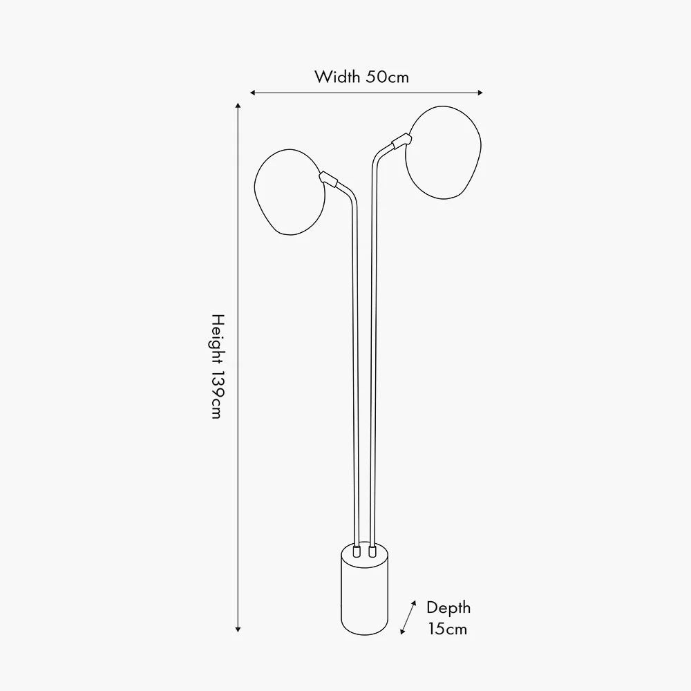 Bailey-Black-Metal-2-Head-Floor-Lamp-Dimensions