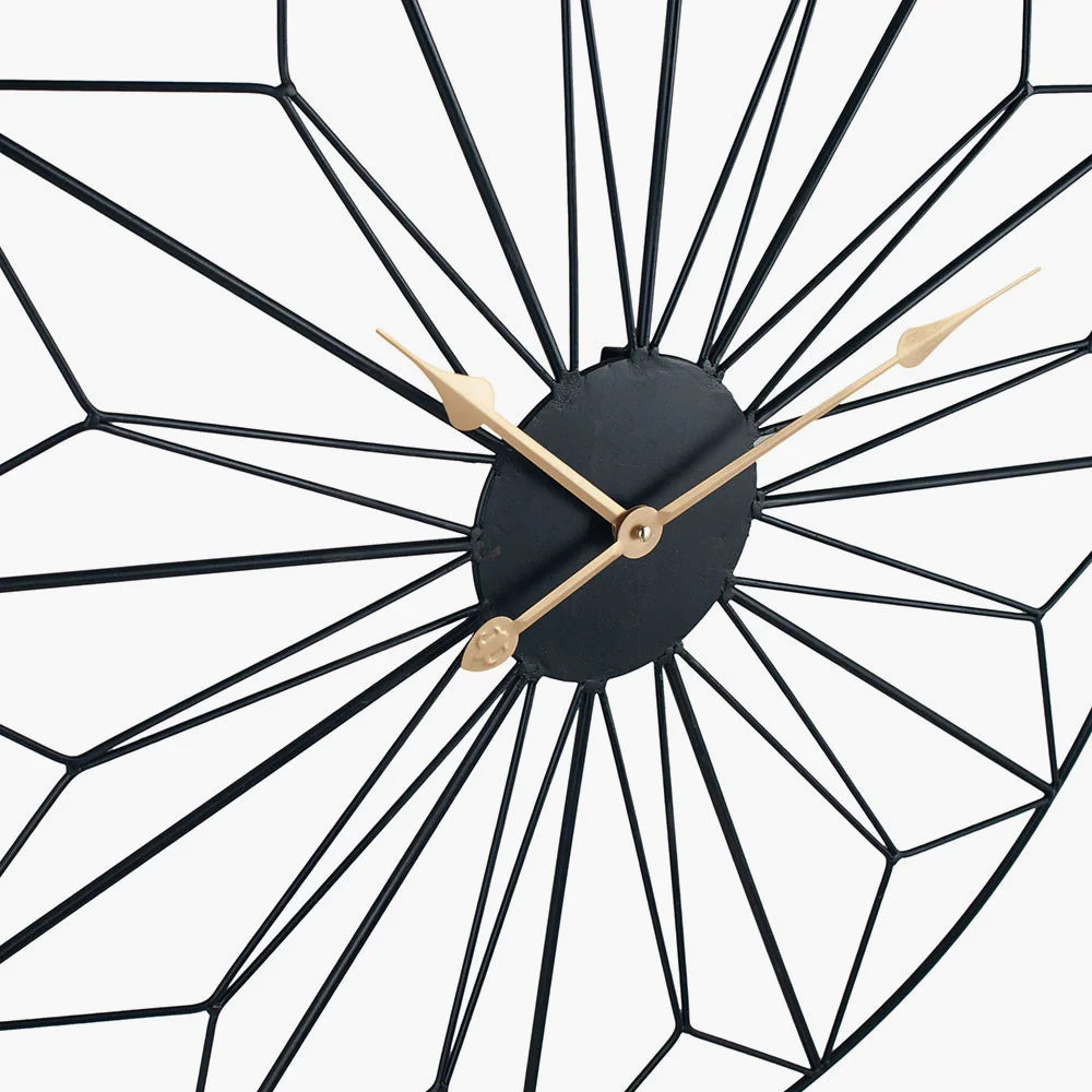 Black-Metal-Geo-Design-Round-Wall-Clock_3