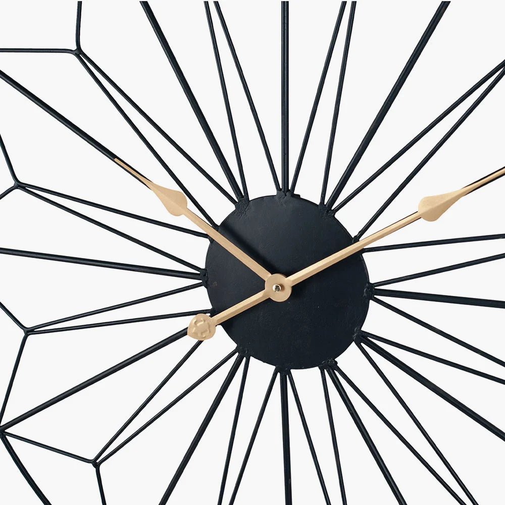 Black-Metal-Geo-Design-Round-Wall-Clock_4