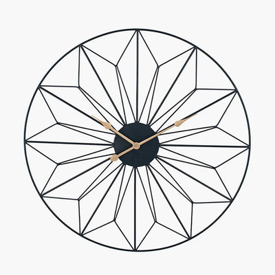 Black-Metal-Geo-Design-Round-Wall-Clock_5