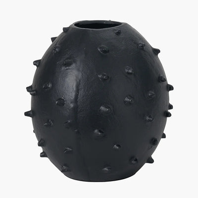 Black-Metal-Vase-with-Bobbles_8