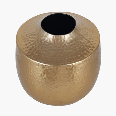 Brass-Metal-Hammered-Small-Vase-2