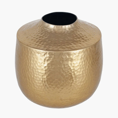Brass-Metal-Hammered-Small-Vase-3