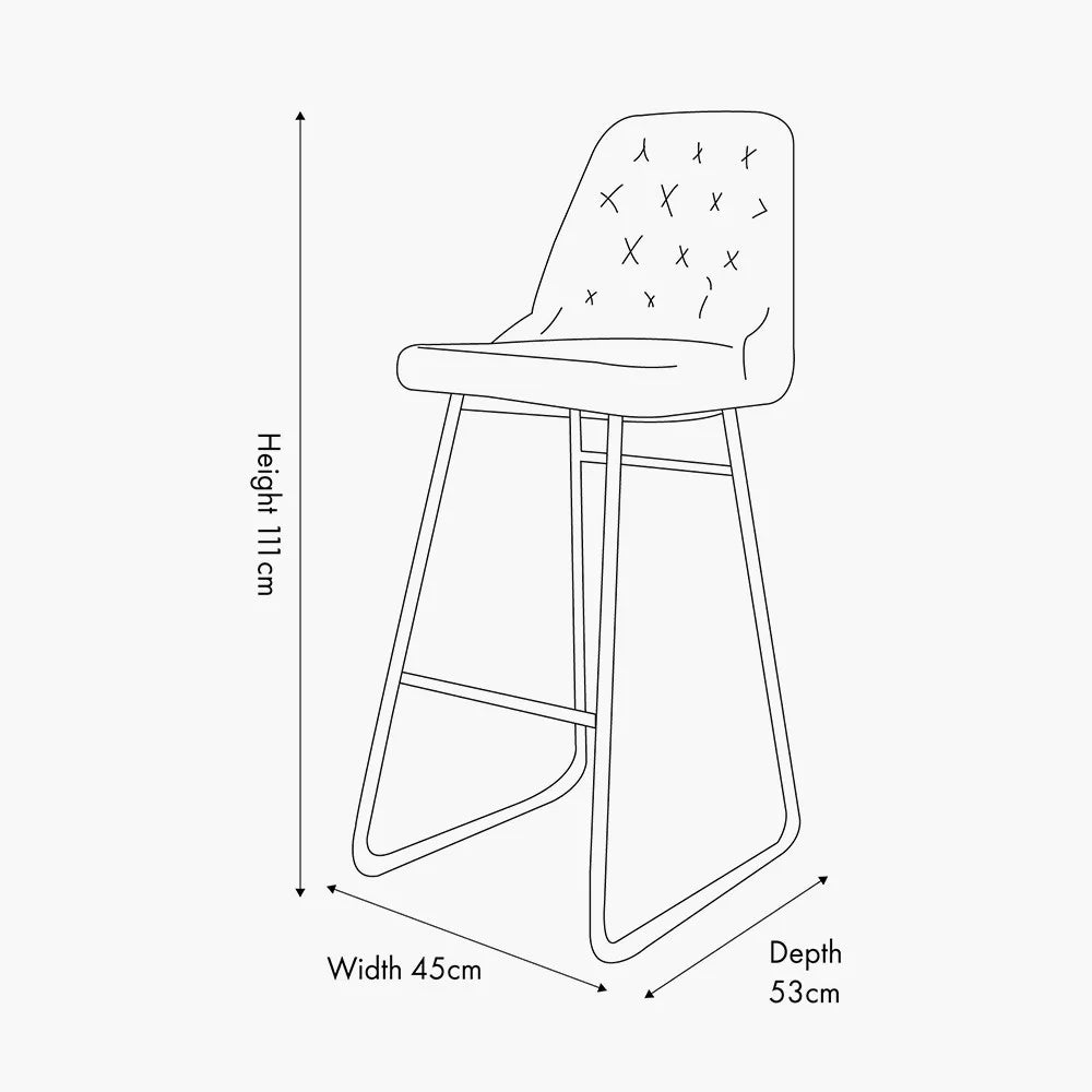 Camillo-Ash-Black-Leather-and-Black-Metal-Diamond-Back-Bar-Stool_2