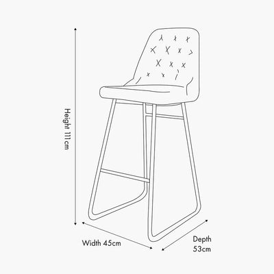 Camillo-Ash-Black-Leather-and-Black-Metal-Diamond-Back-Bar-Stool_2