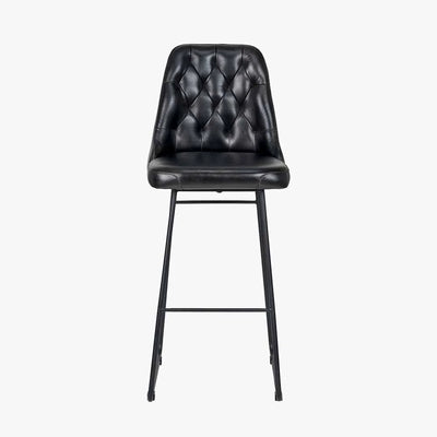 Camillo-Ash-Black-Leather-and-Black-Metal-Diamond-Back-Bar-Stool_9