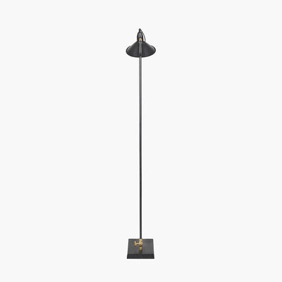 Canton-Matt-Black-and-Brass-Metal-Cone-Floor-Lamp-7