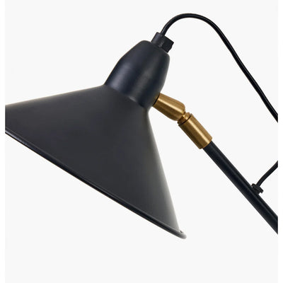 Canton-Matt-Black-and-Brass-Metal-Cone-Floor-Lamp-8