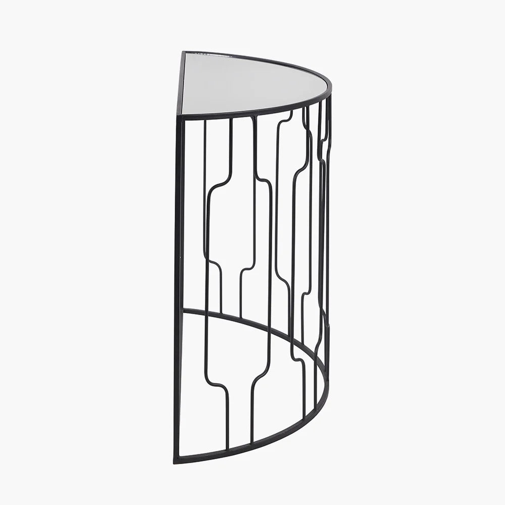 Caprisse-Mirrored-Glass-and-Graphite-Metal-Half-Moon-Console-Table-8