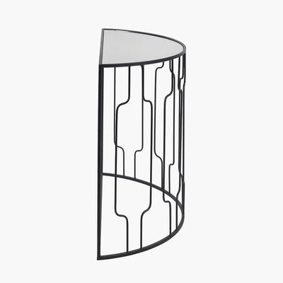 Caprisse-Mirrored-Glass-and-Graphite-Metal-Half-Moon-Console-Table-8