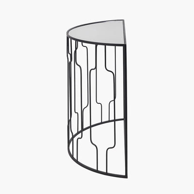 Caprisse-Mirrored-Glass-and-Graphite-Metal-Half-Moon-Console-Table-9