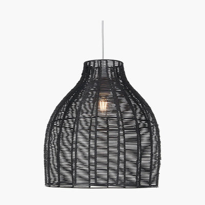 Caswell-Black-Rattan-Coche-Pendant-5