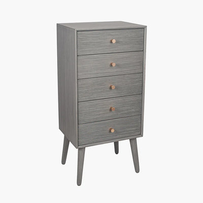 Chaya-Dark-Grey-Pine-Wood-5-Drawer-Tall-Boy_5