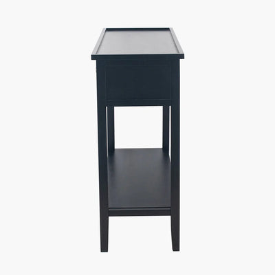 Chelmsford-Satin-Black-Pine-Wood-2-Drawer-Console-Table_2