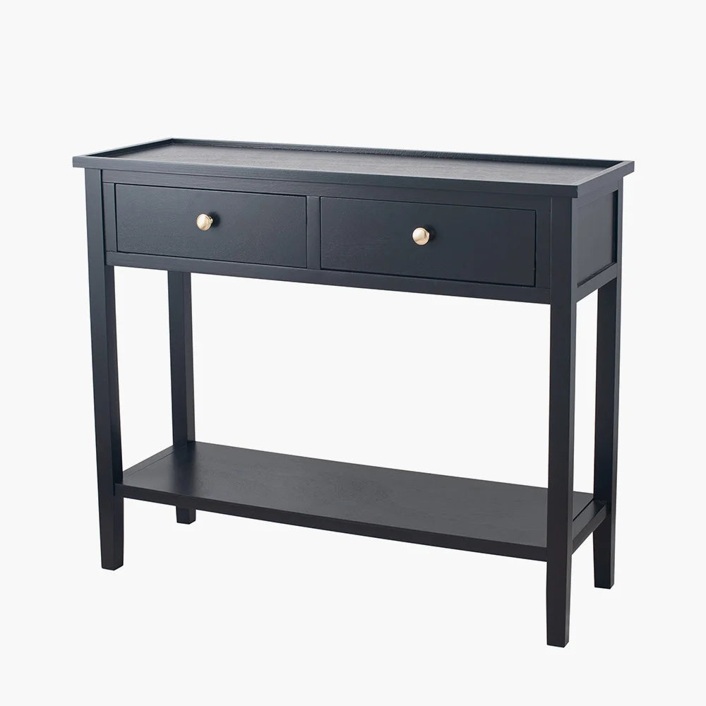 Chelmsford-Satin-Black-Pine-Wood-2-Drawer-Console-Table_3