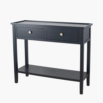 Chelmsford-Satin-Black-Pine-Wood-2-Drawer-Console-Table_3