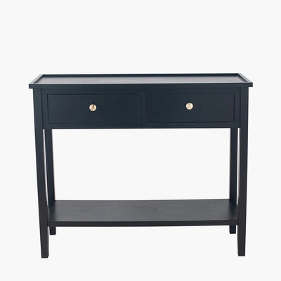 Chelmsford-Satin-Black-Pine-Wood-2-Drawer-Console-Table_4
