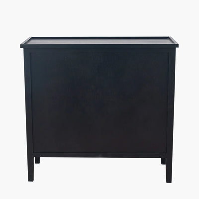 Chelmsford-Satin-Black-Pine-Wood-4-Drawer-Unit_2
