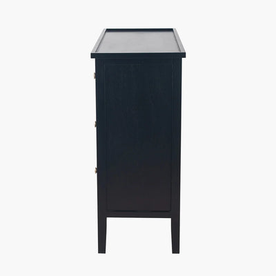 Chelmsford-Satin-Black-Pine-Wood-4-Drawer-Unit_3