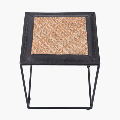 Ezio-Black-Leather-Natural-Rattan-and-Black-Metal-Stool_6